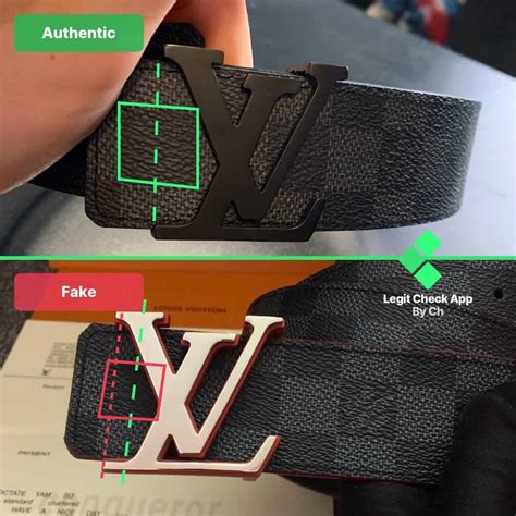 louis vuitton mens damier belt fake|louis vuitton weightlifting belt.